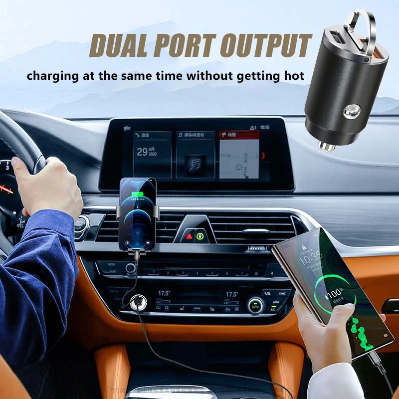 Mini Stealth Car Adapter Suitable for iPhone - Image 6