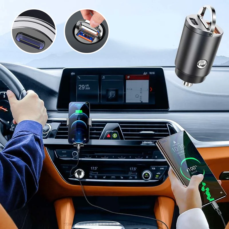 Mini Stealth Car Adapter Suitable for iPhone - Image 7