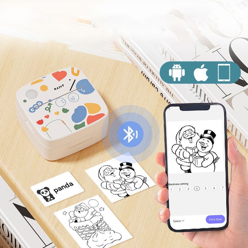 Mini Wireless Bluetooth Label Printer - Image 2