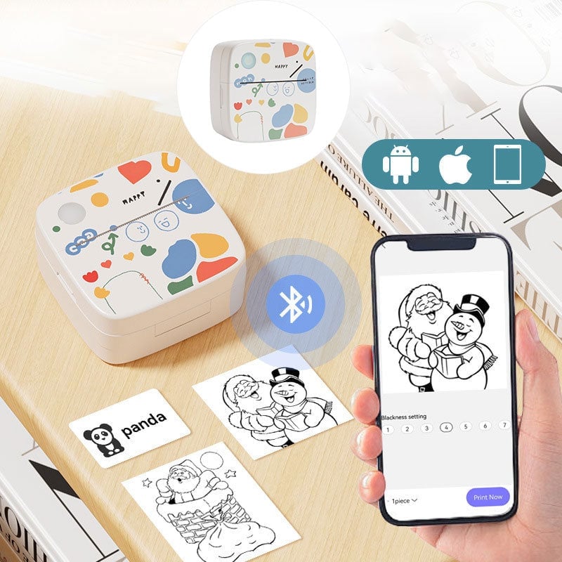 Mini Wireless Bluetooth Label Printer - Image 8