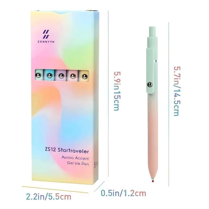 Minimalist Press Type Quick Drying Carbon Gel Pens - Image 17