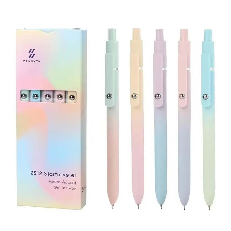 Minimalist Press Type Quick Drying Carbon Gel Pens - Image 18