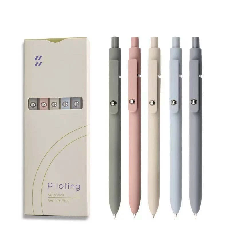 Minimalist Press Type Quick Drying Carbon Gel Pens - Image 19