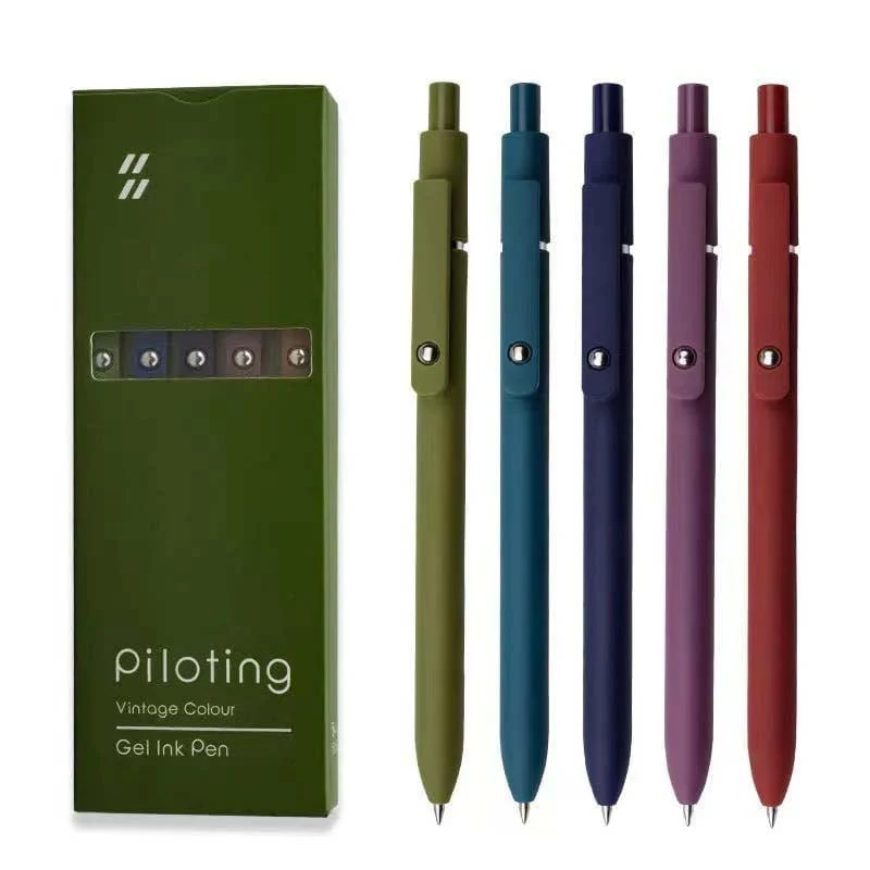 Minimalist Press Type Quick Drying Carbon Gel Pens - Image 20