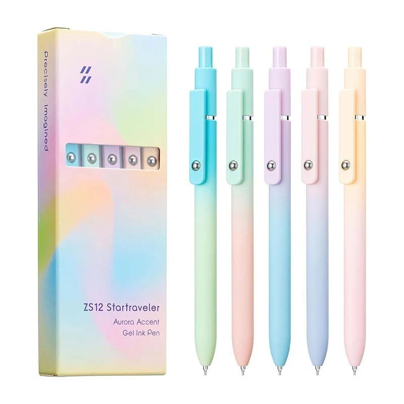 Minimalist Press Type Quick Drying Carbon Gel Pens - Image 22