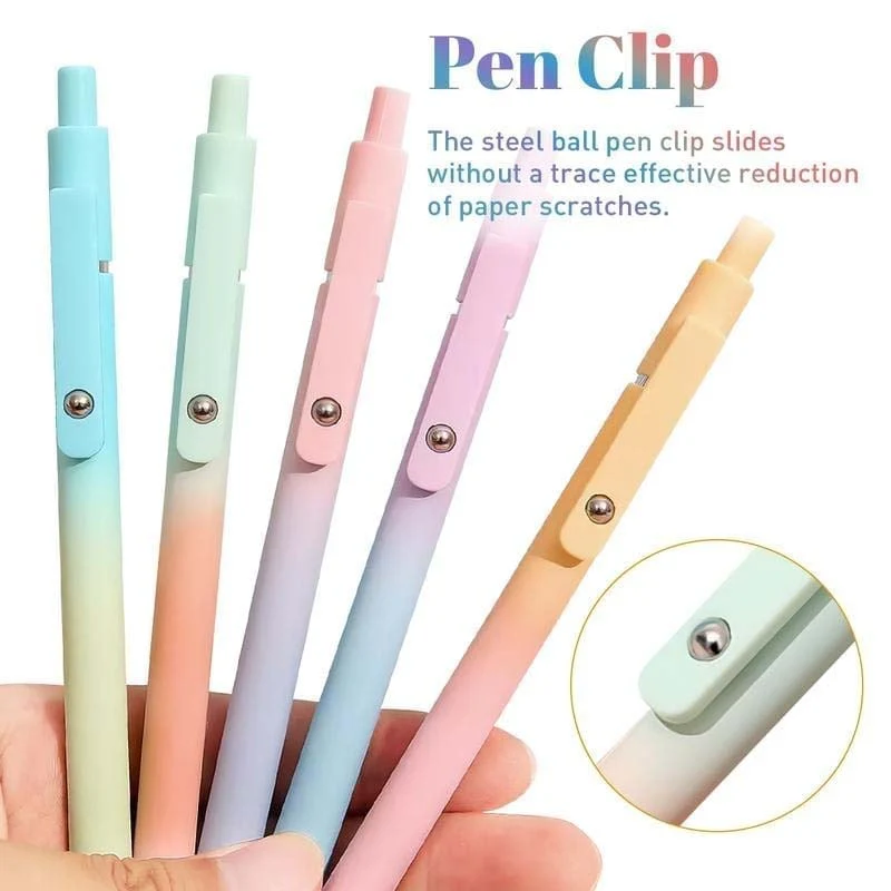Minimalist Press Type Quick Drying Carbon Gel Pens - Image 7