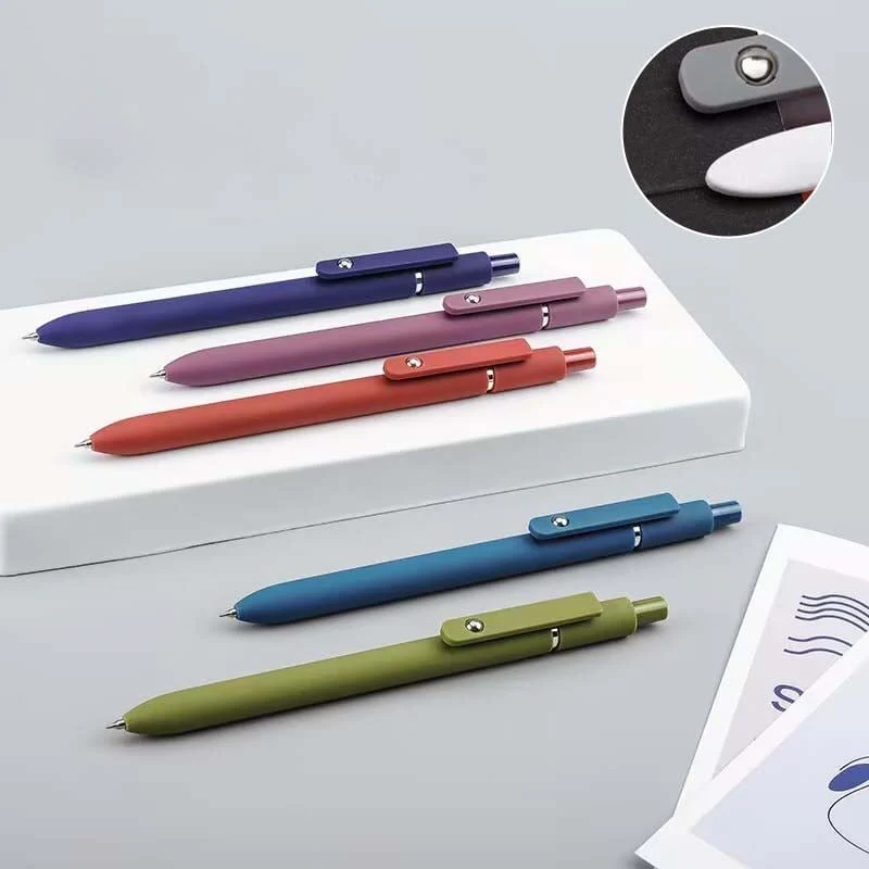 Minimalist Press Type Quick Drying Carbon Gel Pens - Image 8