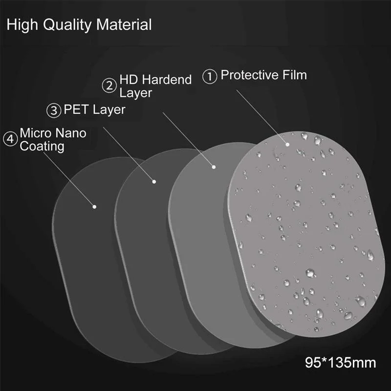Mirror Anti Water Mist Protective Film (2 Pcs) - Image 6