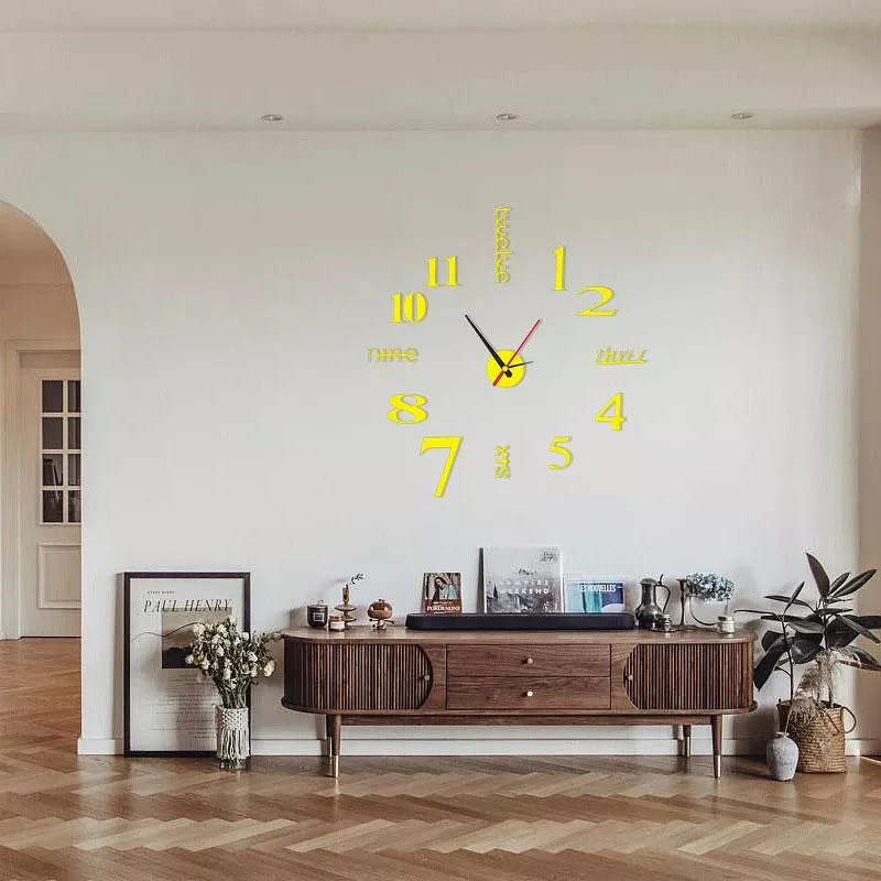 Modern DIY Punch-Free Wall Clock - Image 11