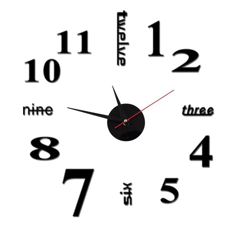 Modern DIY Punch-Free Wall Clock - Image 14
