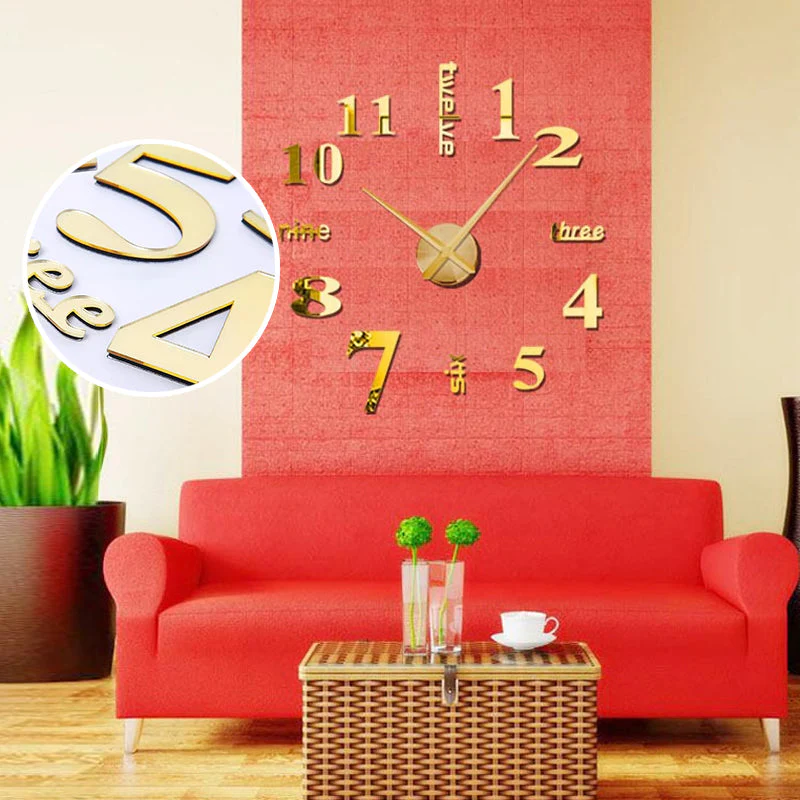Modern DIY Punch-Free Wall Clock - Image 2