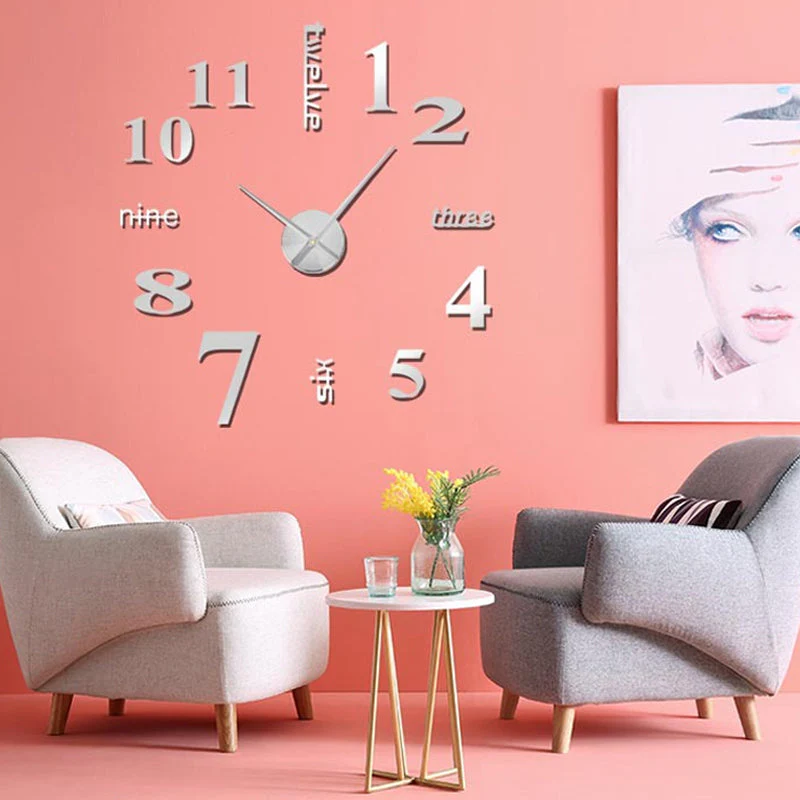 Modern DIY Punch-Free Wall Clock - Image 7