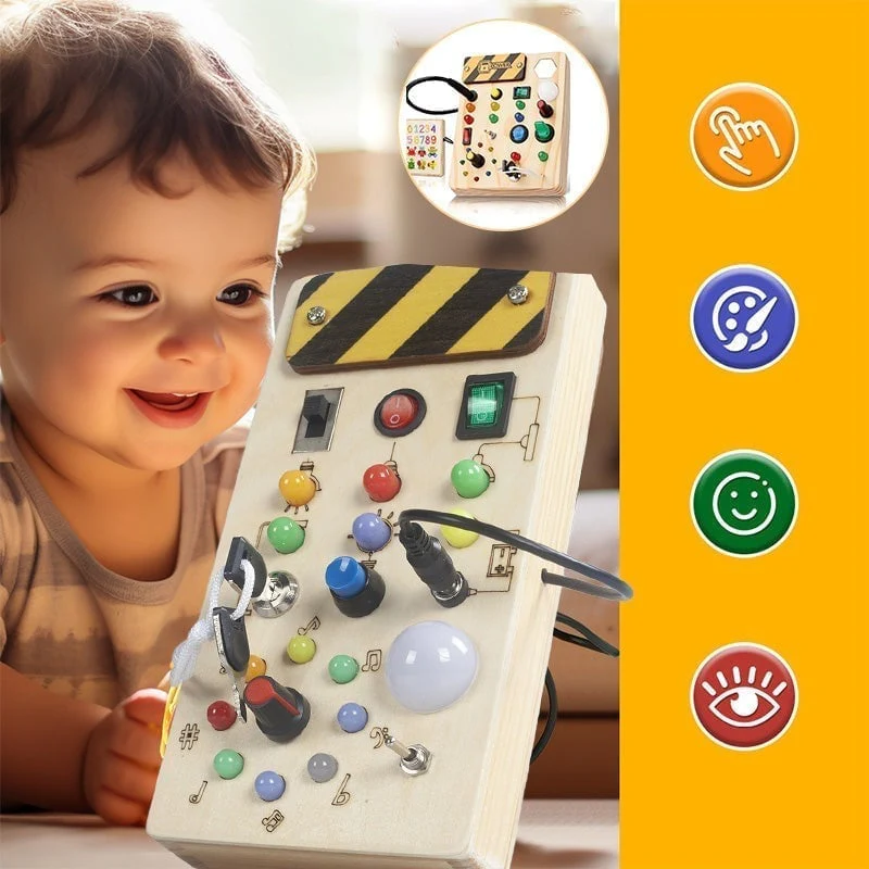 Montessori Busy Board for Toddlers - Image 2