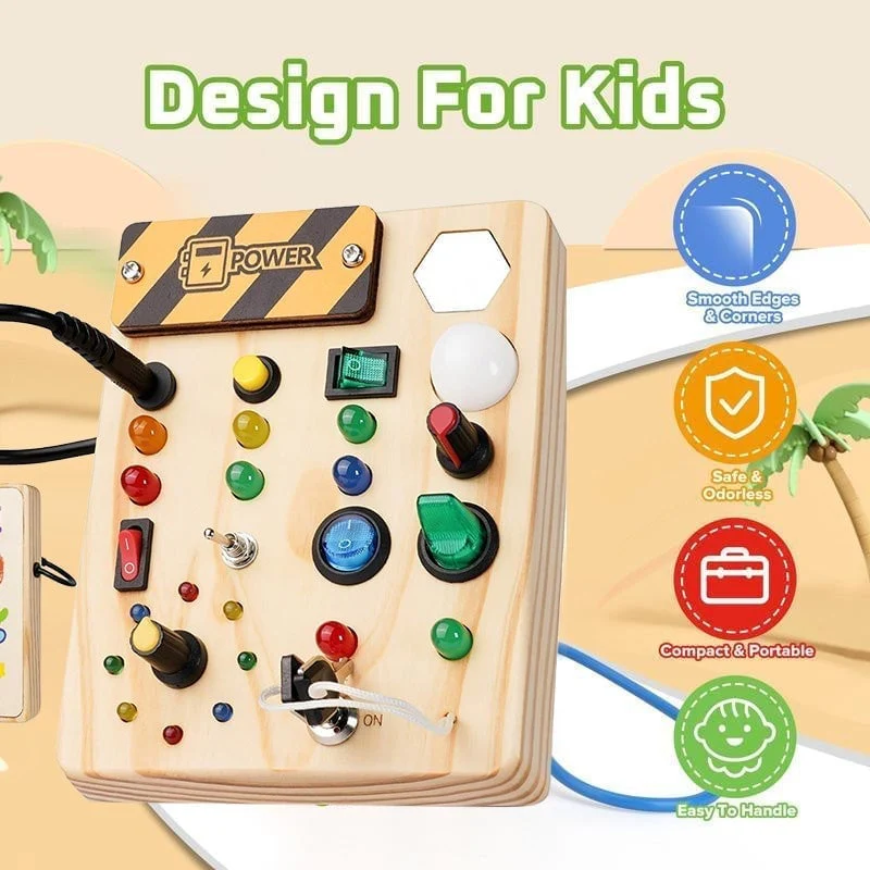 Montessori Busy Board for Toddlers - Image 4