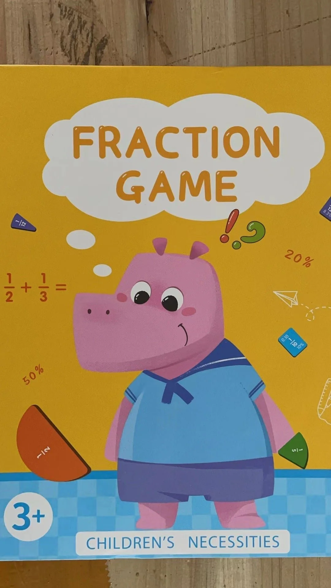 Montessori Magnetic Book Fraction Puzzle For Children - Image 12
