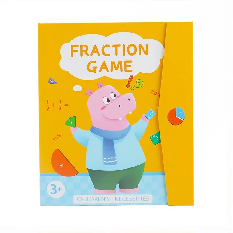 Montessori Magnetic Book Fraction Puzzle For Children - Image 15