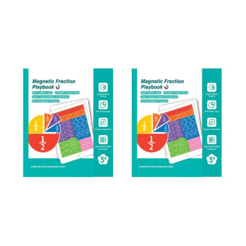 Montessori Magnetic Book Fraction Puzzle For Children - Image 17