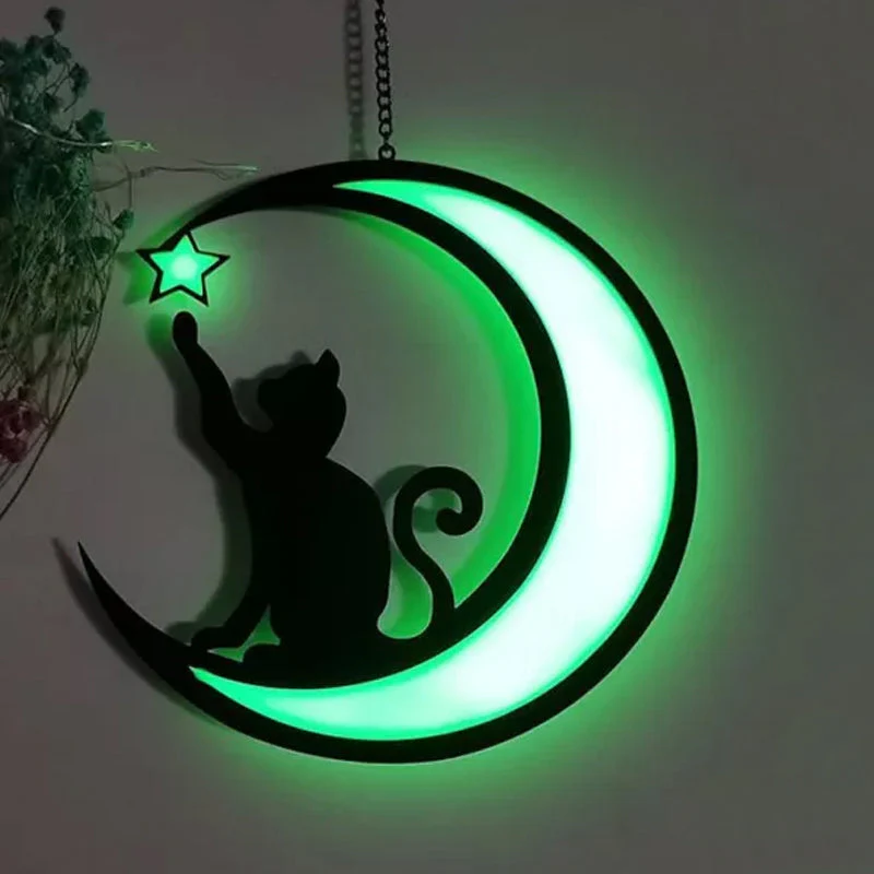 Moon Black Cat Decorations - Image 5