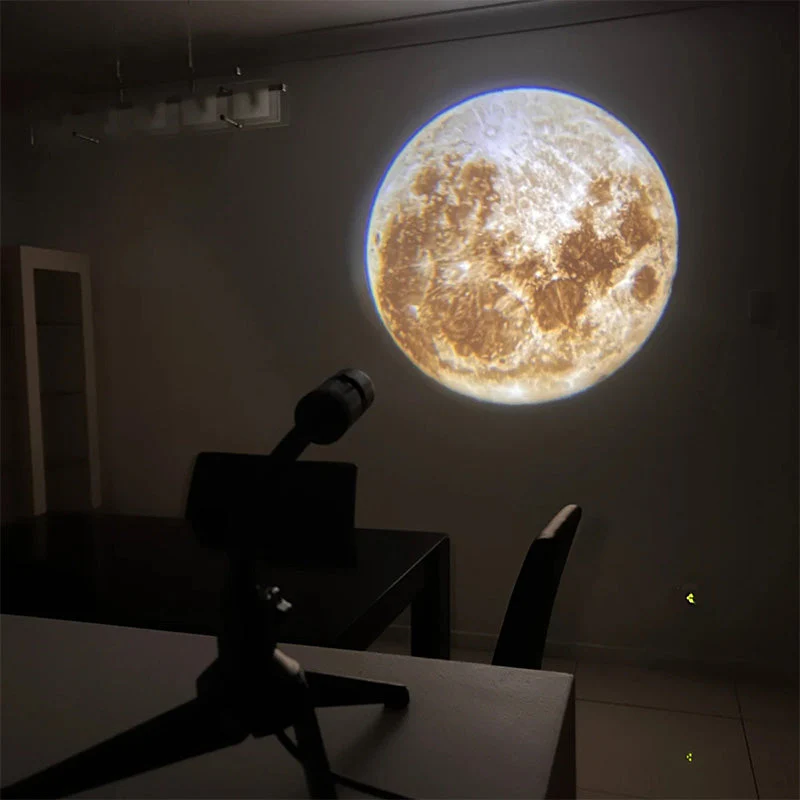 Moon Earth Projection LED Lamp - Image 2