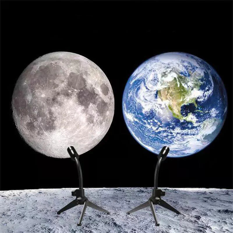Moon Earth Projection LED Lamp - Image 7