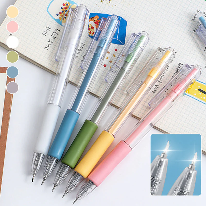 Morandi Cartoon Pattern Student Utility Knife Pen - Image 5