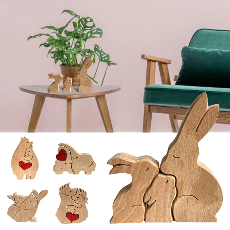 Mother's Day Animal Wooden Ornament - Image 10