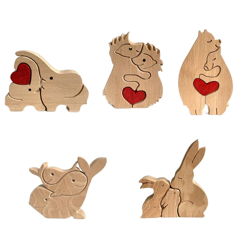 Mother's Day Animal Wooden Ornament - Image 11