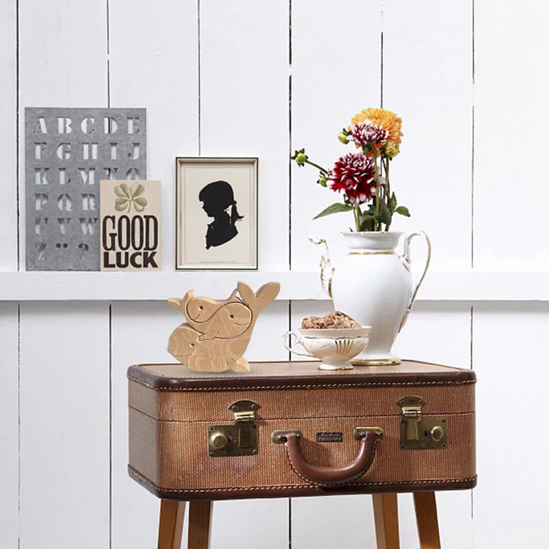 Mother's Day Animal Wooden Ornament - Image 4