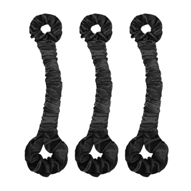 Multi-function Satin Heatless Hair Curler & Hair Tie Non - Image 15