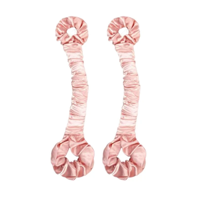 Multi-function Satin Heatless Hair Curler & Hair Tie Non - Image 16