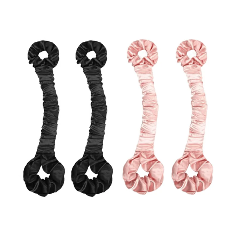 Multi-function Satin Heatless Hair Curler & Hair Tie Non - Image 19