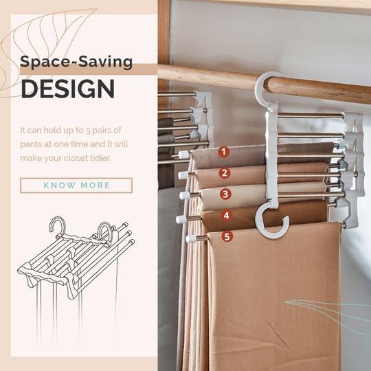 Multi-functional Pants Rack - Image 4