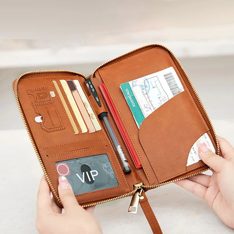 🤎Multi-Functional RFID Passport Wallet - Image 4