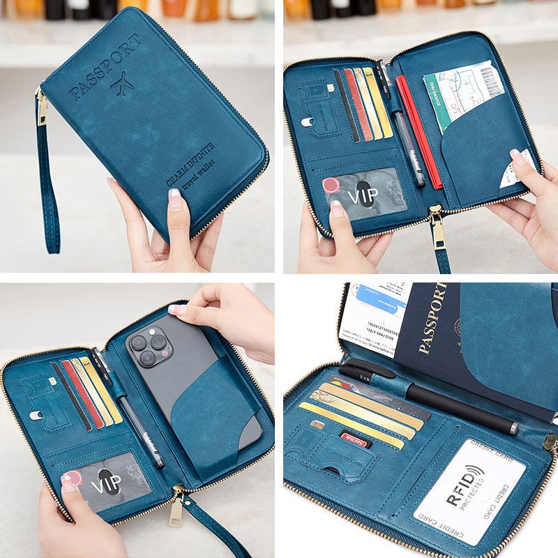 🤎Multi-Functional RFID Passport Wallet - Image 6