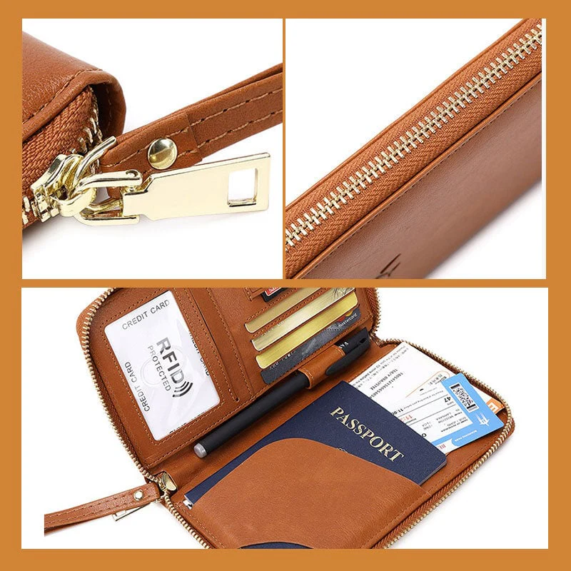 🤎Multi-Functional RFID Passport Wallet - Image 8