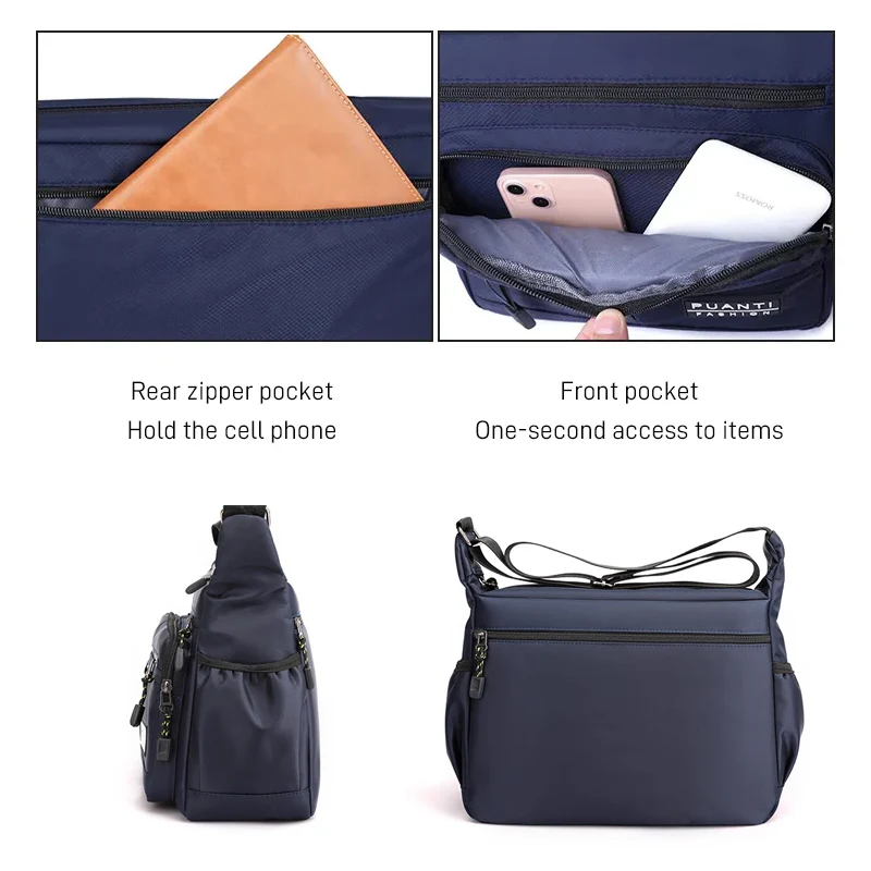 Multi Pocket Men's Leisure Bag - Image 11