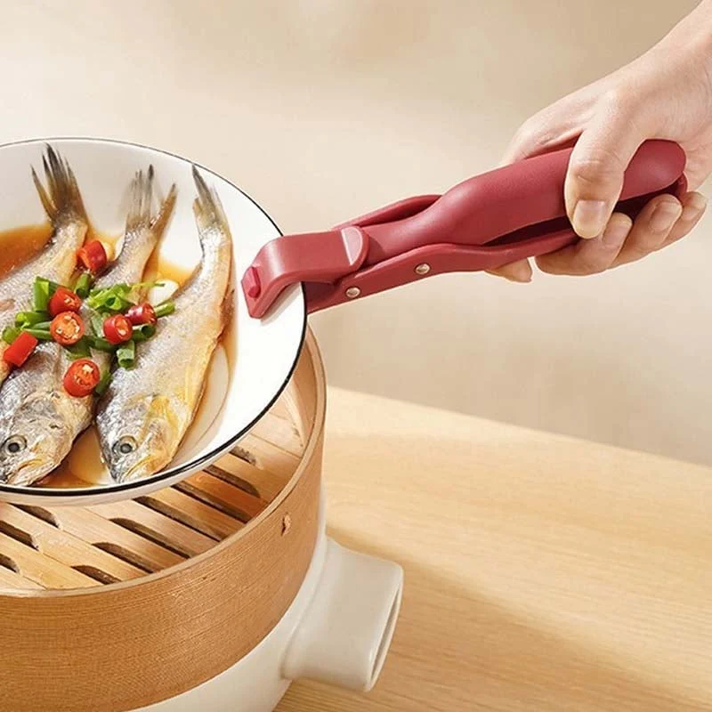 Multi-Purpose Anti-Scald Bowl Holder Clip for Kitchen - Image 2