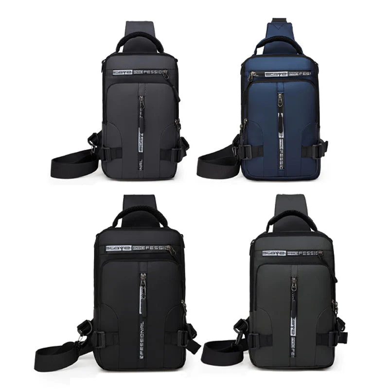 Multi-Usage Chest Bag With Charging Port - Image 11