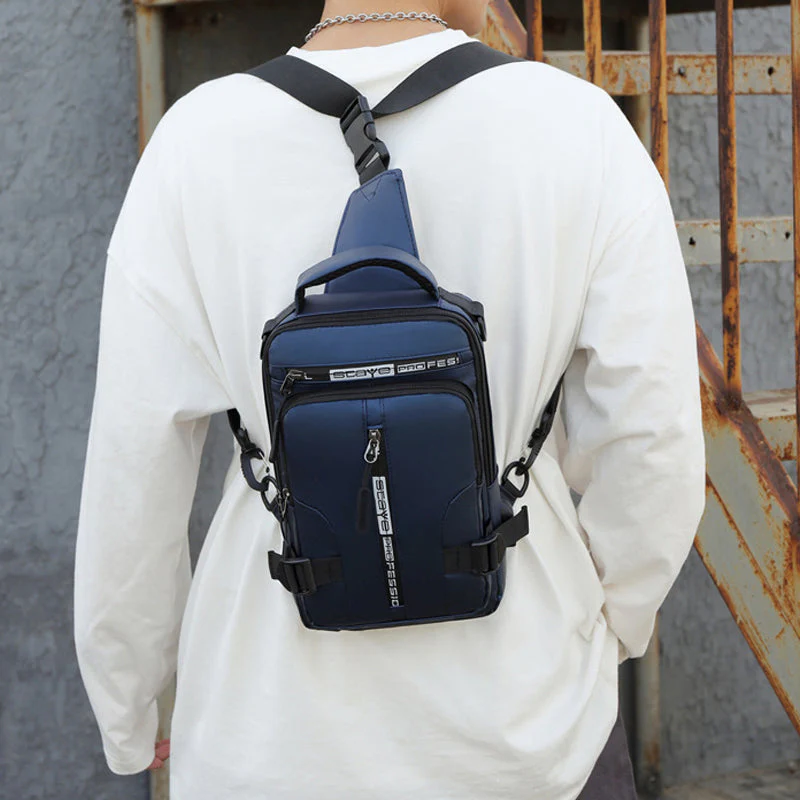 Multi-Usage Chest Bag With Charging Port - Image 3