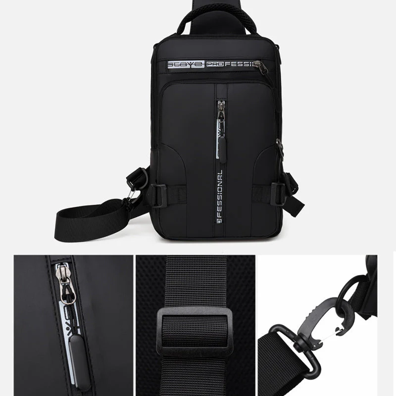 Multi-Usage Chest Bag With Charging Port - Image 6