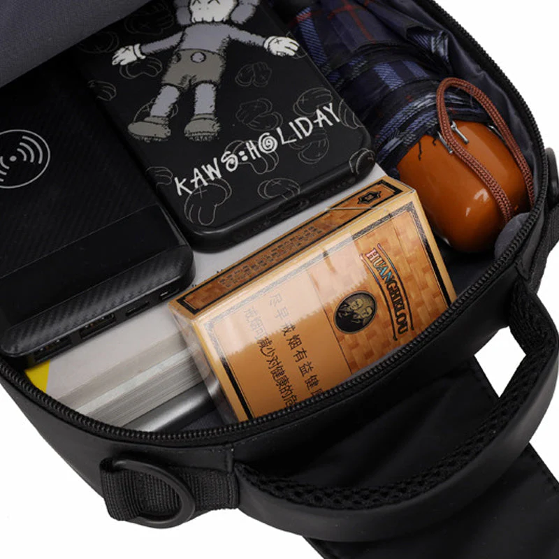 Multi-Usage Chest Bag With Charging Port - Image 7