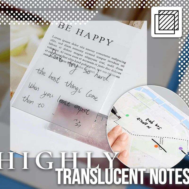 Multibey Transparent Sticky Notes - Image 3