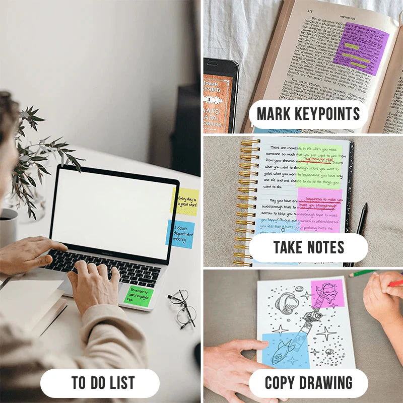 Multibey Transparent Sticky Notes - Image 8