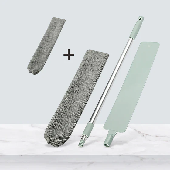 Multifunction Retractable Microfiber Dust Brush Gap Mop - Image 12