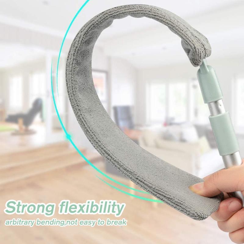 Multifunction Retractable Microfiber Dust Brush Gap Mop - Image 4