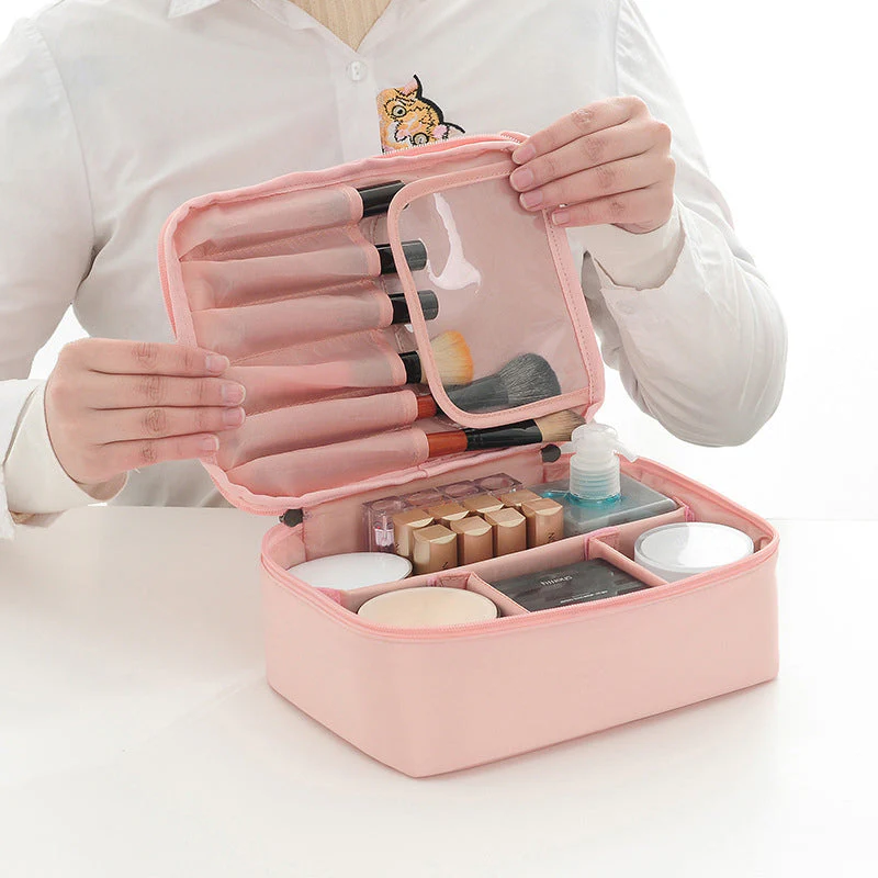 Multifunctional Compartmentalized Square Bag Travel Storage Bag - Image 5