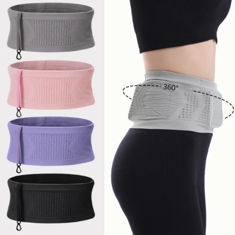 Multifunctional Knit Breathable Concealed Waist Bag - Image 10