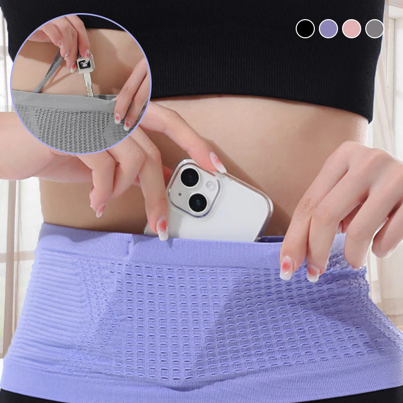 Multifunctional Knit Breathable Concealed Waist Bag - Image 11