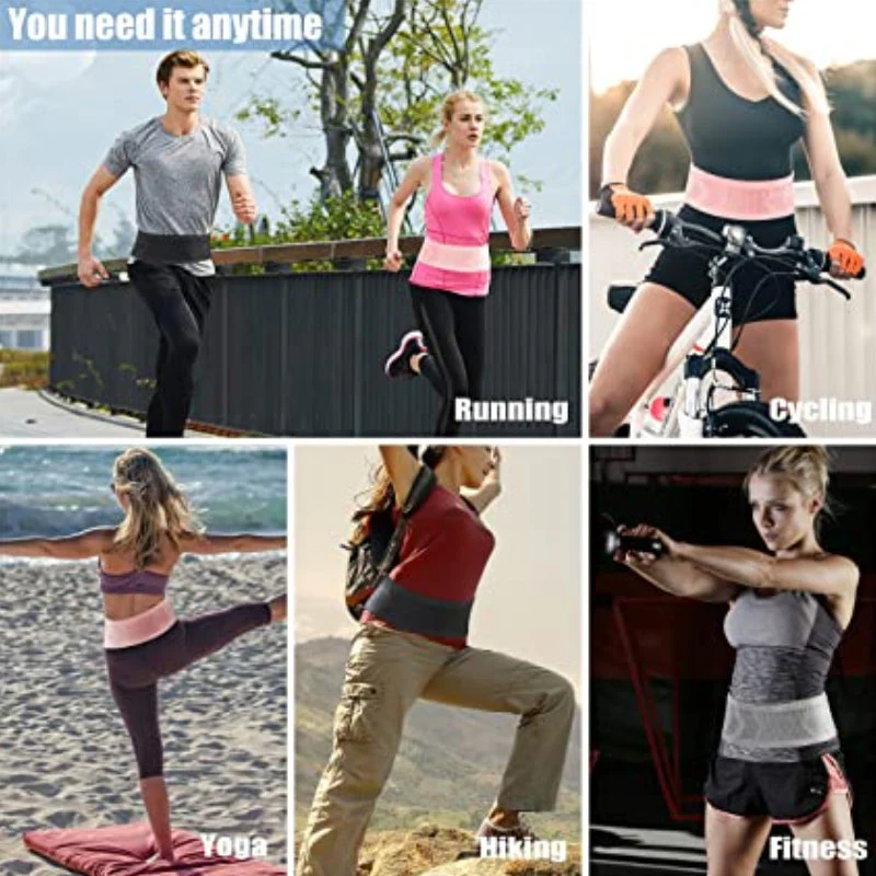 Multifunctional Knit Breathable Concealed Waist Bag - Image 5