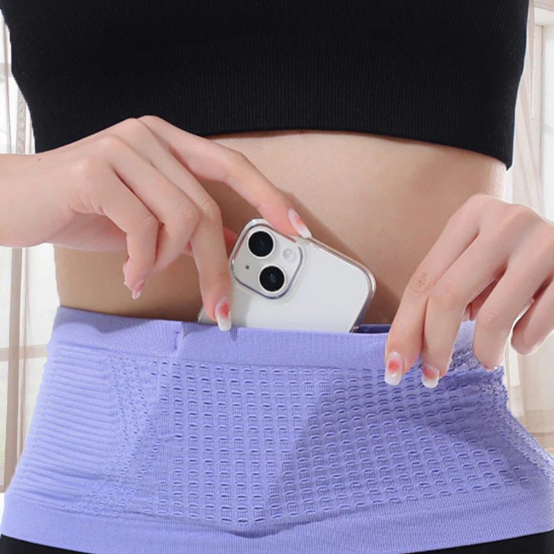 Multifunctional Knit Breathable Concealed Waist Bag - Image 8
